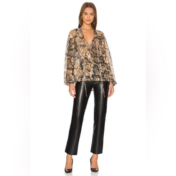 Free People Out For The Night Top in Snake Combo Size S - Picture 12 of 12